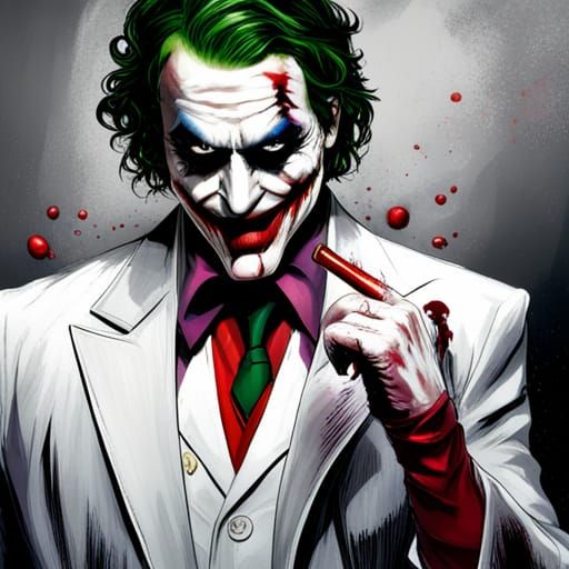 Sinister and Bloody Joker Image