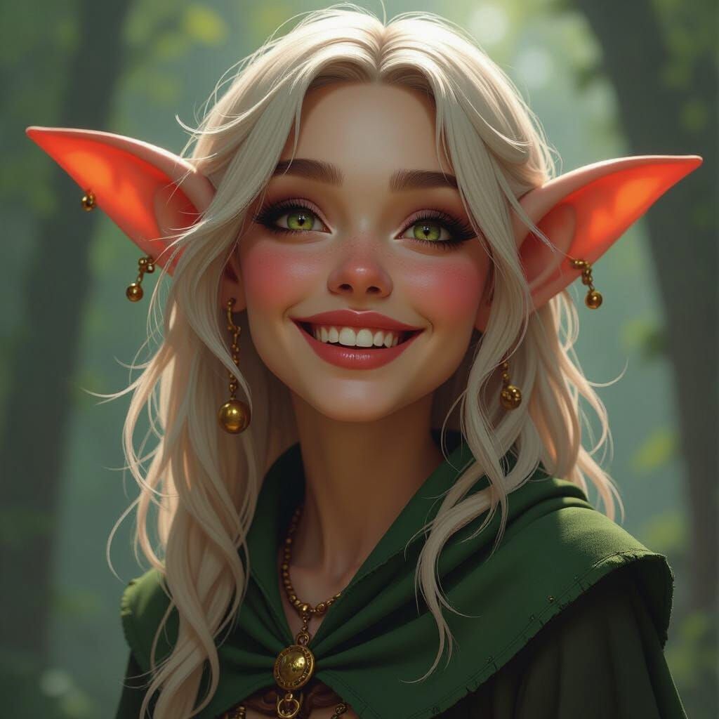 Dark Elf Horror in a Dark Fantasy Concept Art