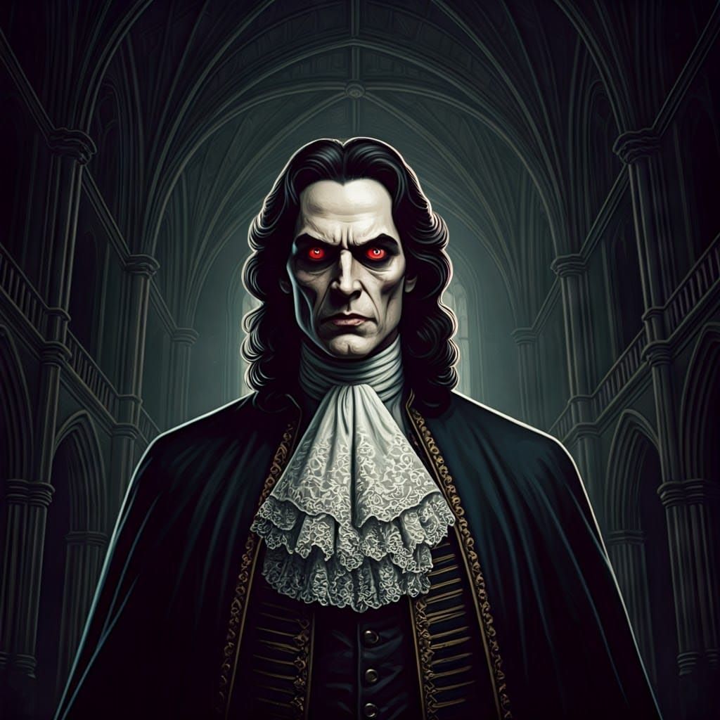 Vigo the Carpathian: Piercing Red Eyes in Darkness