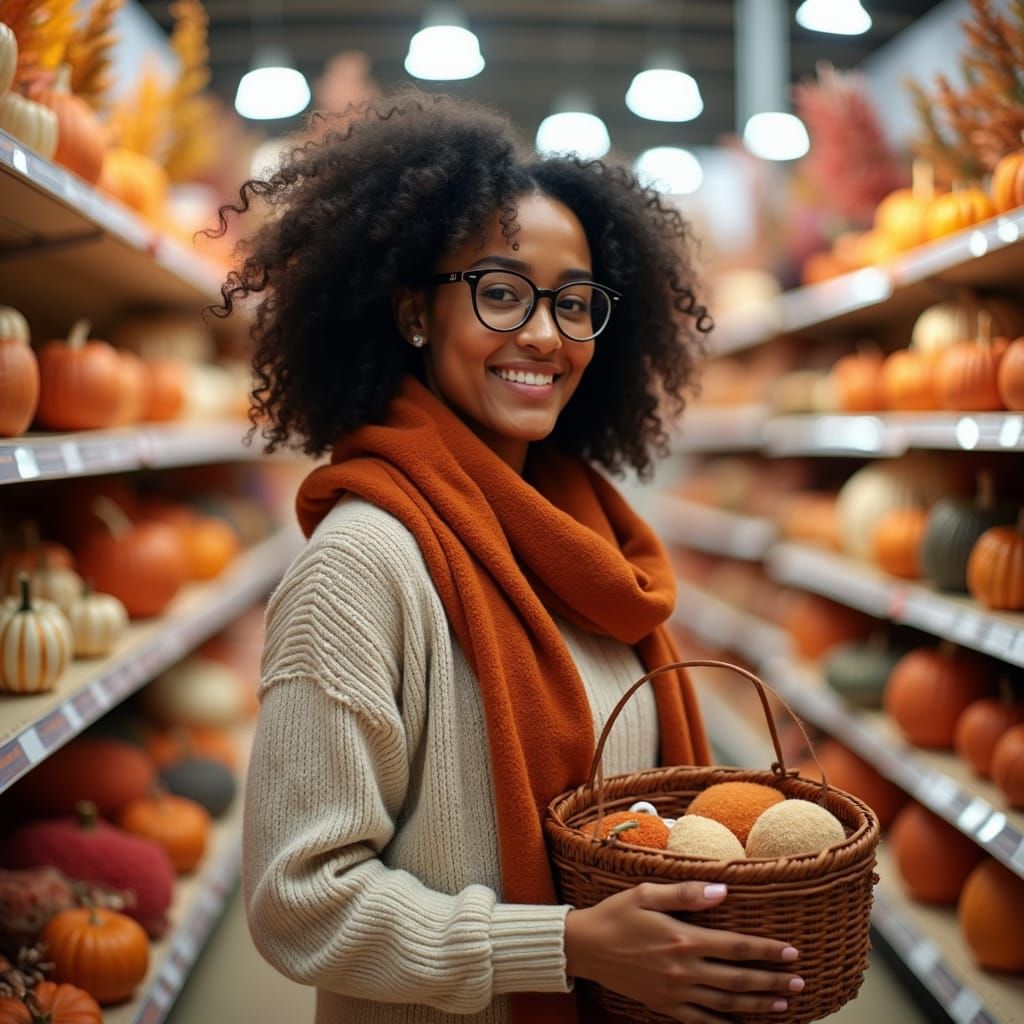Fall Shopping Scene at Target