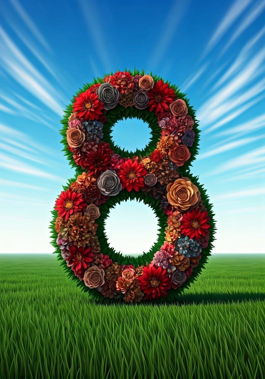 Floral sculpture
