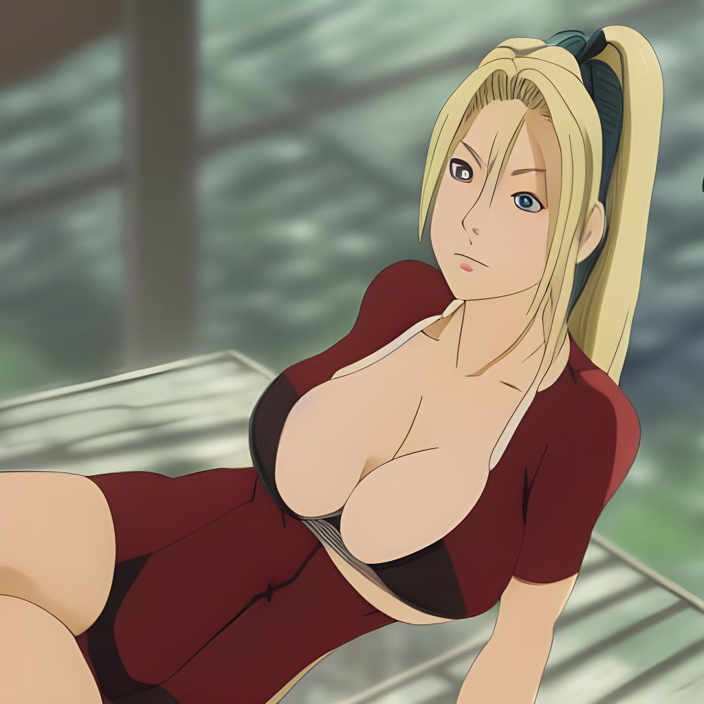 Tsunade in Lingerie, Studio Ghibli Anime Visual