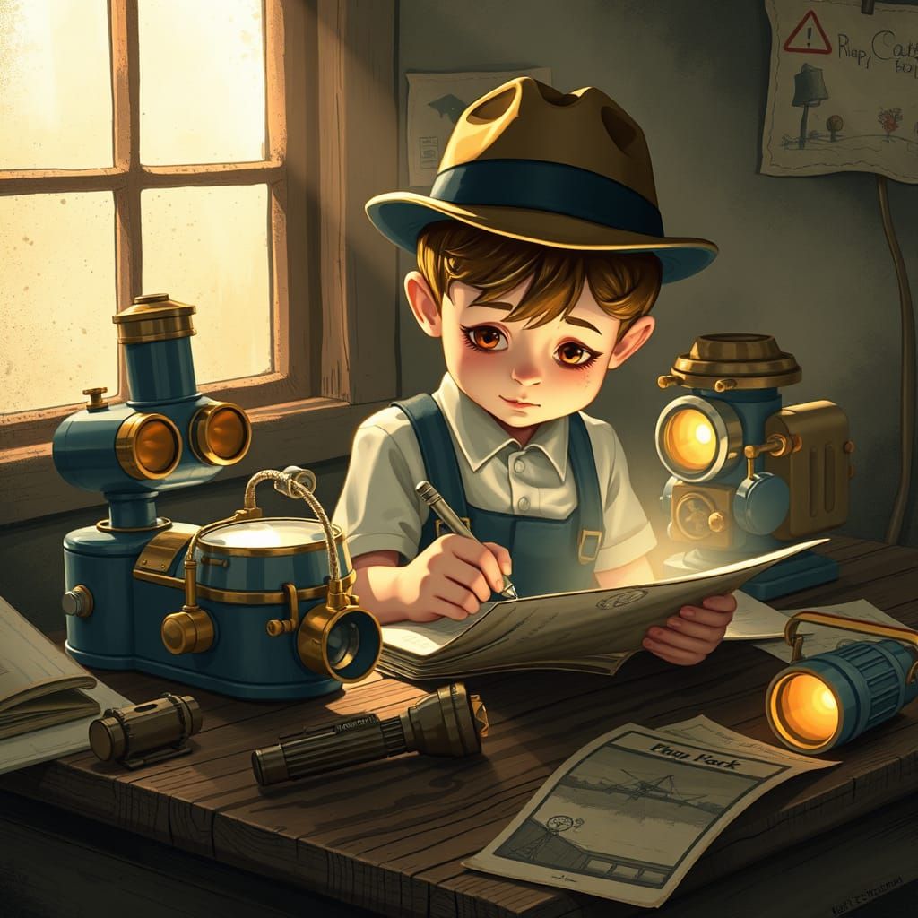 My three cartoonish machines