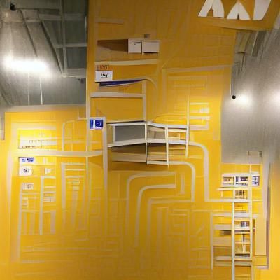 Endless Ikea: A Digital Art Dreamscape