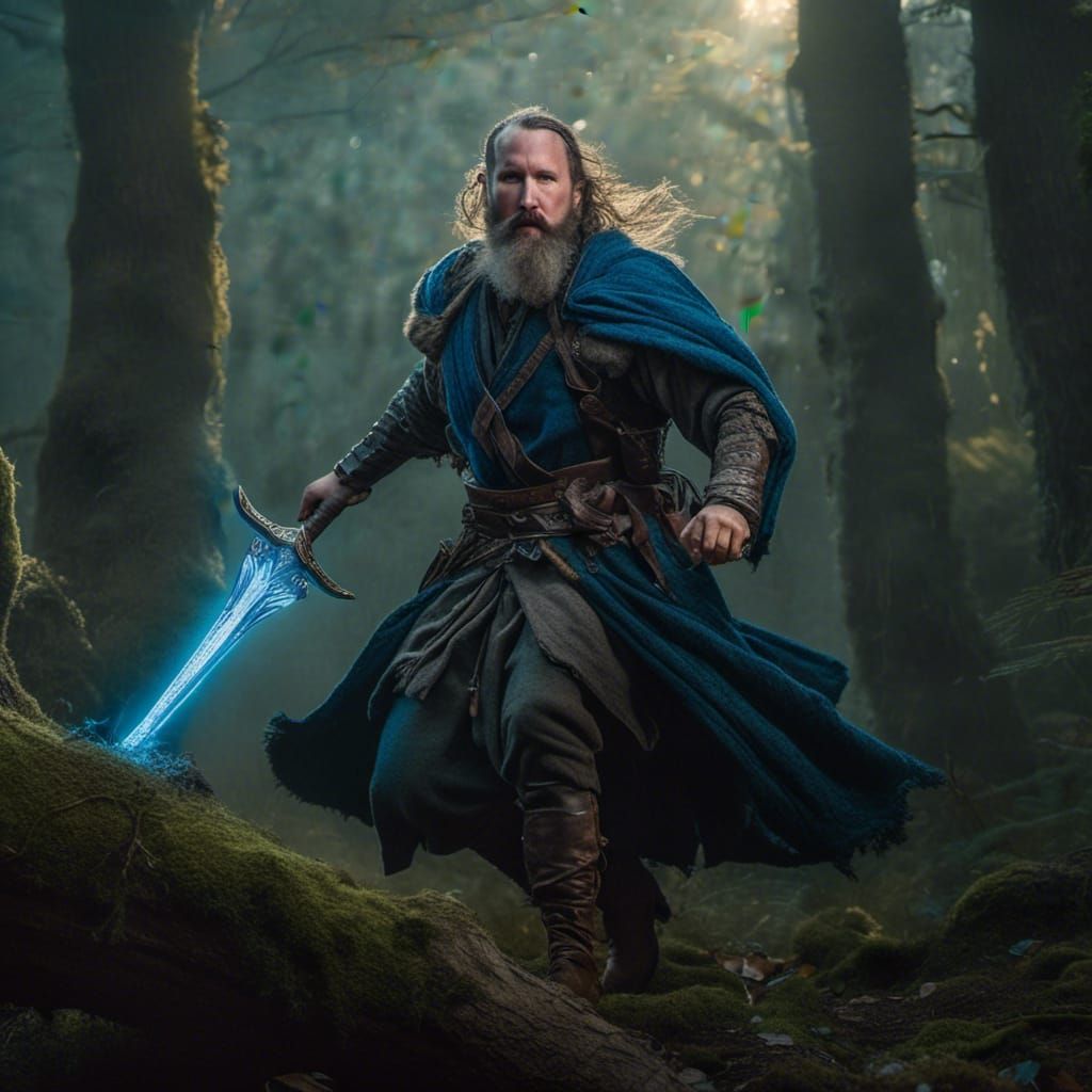 Lord of the Rings Ranger in Dark Forest
