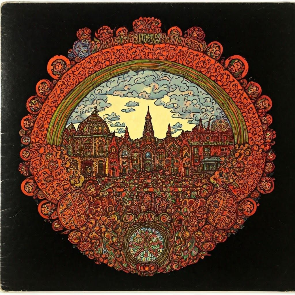 Psychedelic Quadrophenia Record Sleeve Art