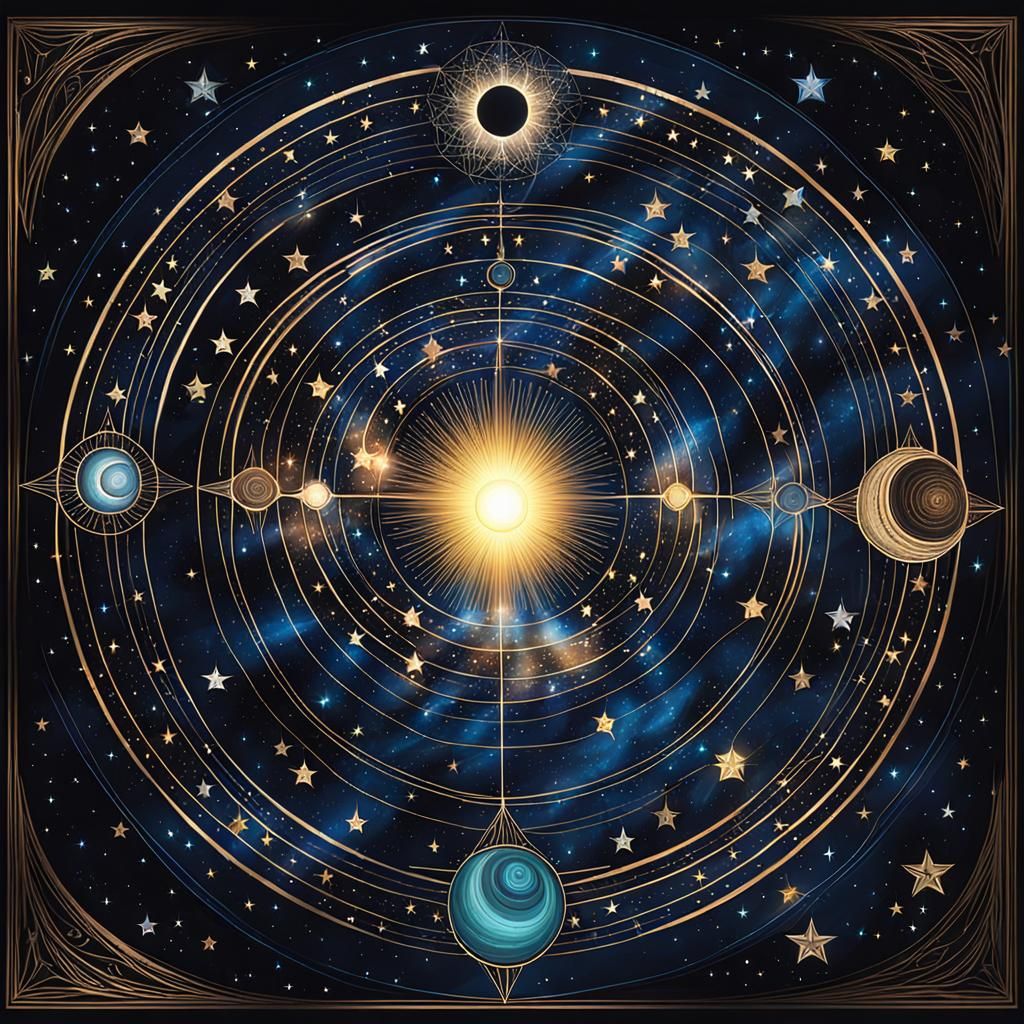 Epic Lights, Stars, and Moons in Brilliant Display