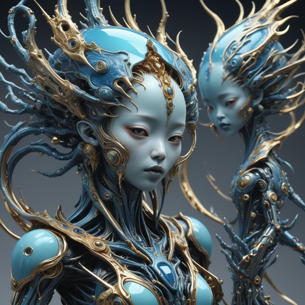 Dramatic Aliens from Another Dimension with Jewelry