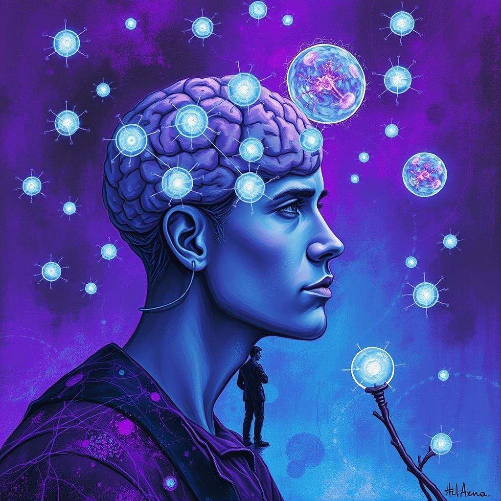 Cerebral Explorer in Dreamscape of Neurons