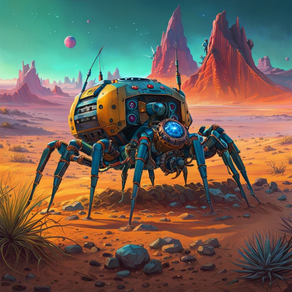 Spider type (explorer class) evaluating Iridia VII #spacewar