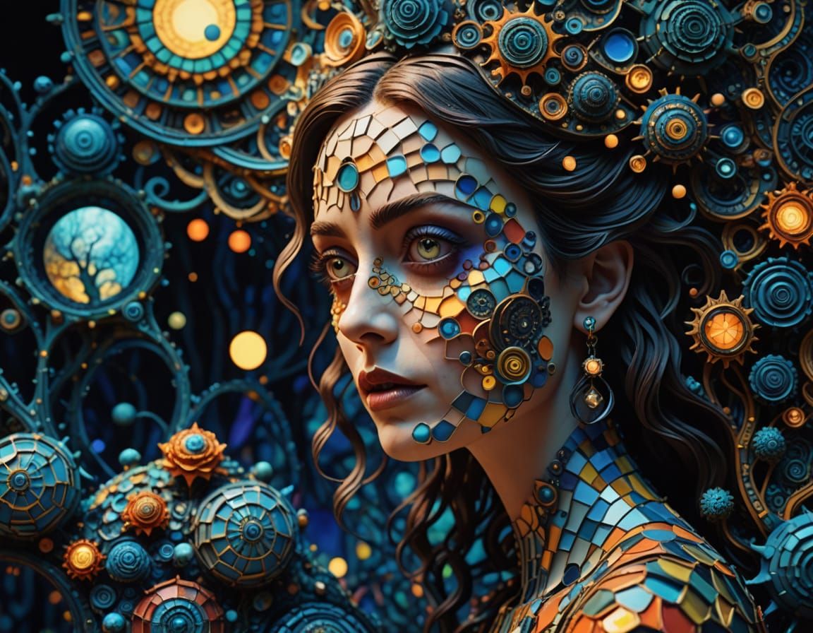 Tim Burton Style Stop Motion Woman's Journey