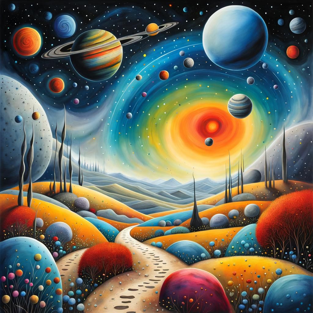 Dreamy Galactic Journey Through Cosmic Lanes