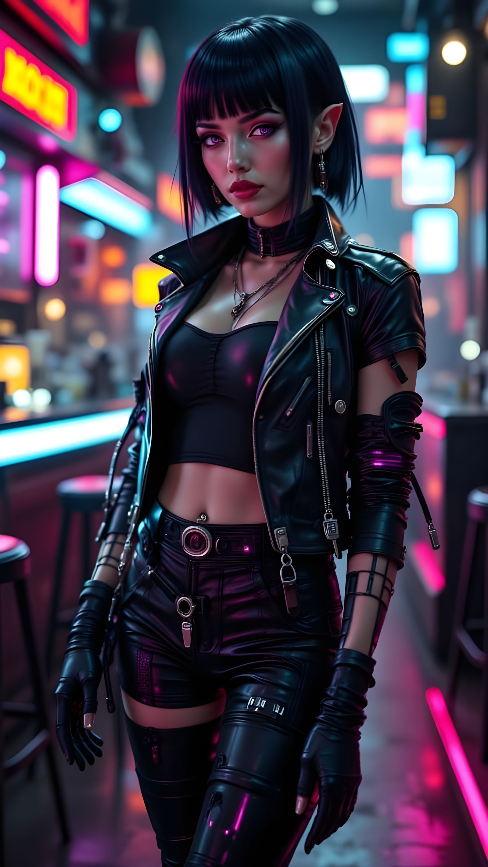 Cyber Elf in a club #7