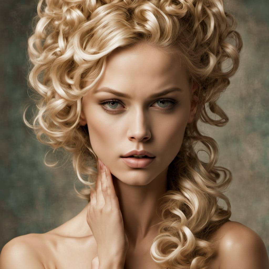 Abstract Spirals Reflecting Identity and Desire