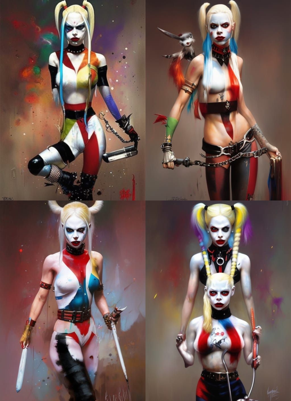 Yolandi Visser as Harley Quinn Crayon Caricature