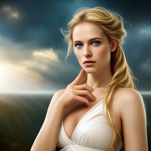 Aphrodite: Goddess of Love and Beauty in 8k