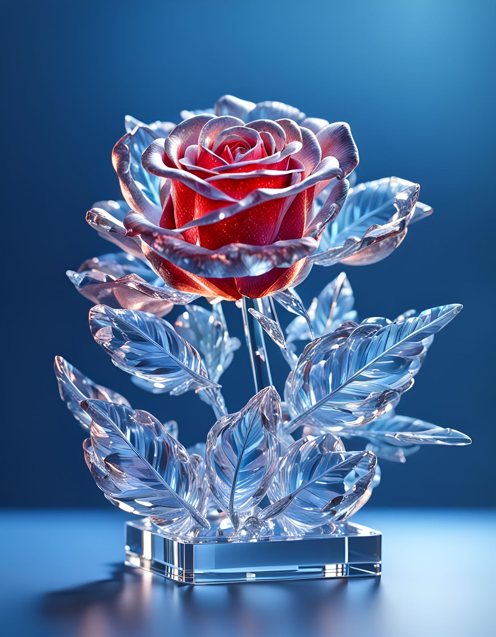 Bright crystal rose.