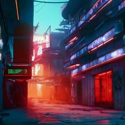 Dystopian Argentinian Town: Cyberpunk Meets Mad Max