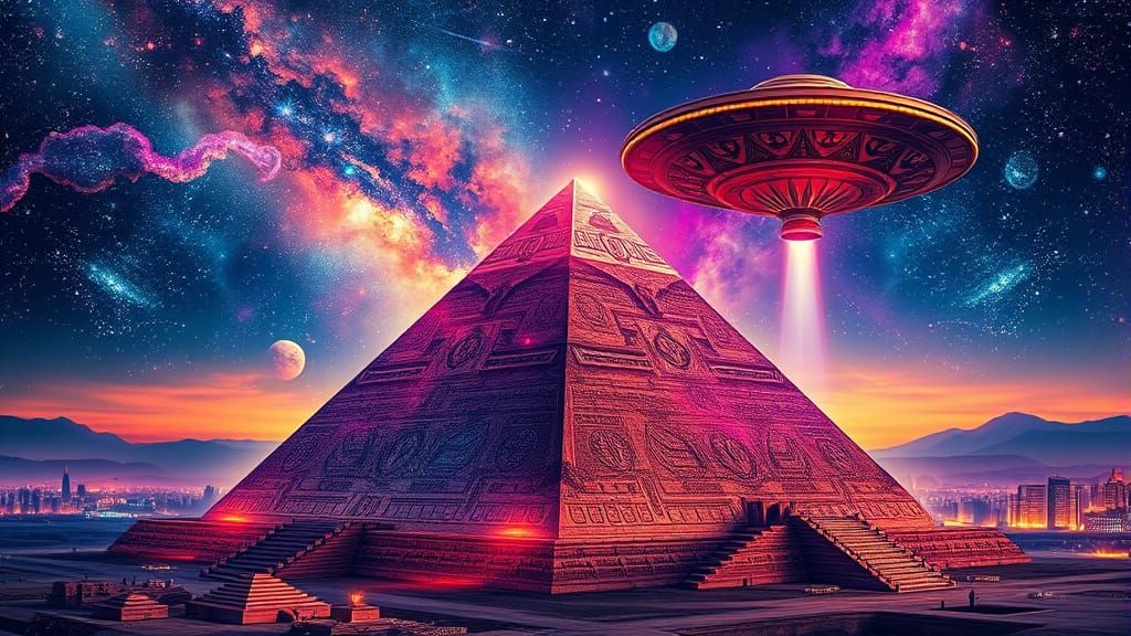 Ancient Ultraterrestrial Pyramid Radiates Cosmic Energy
