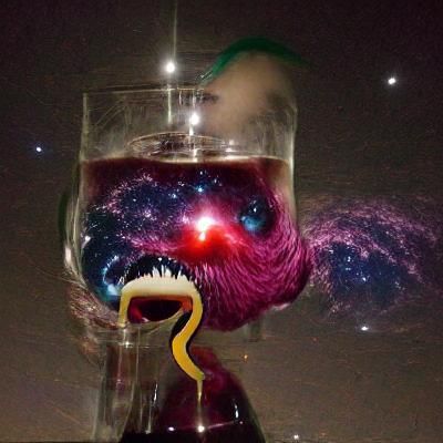 Terrifying Entity Drinks the Cosmos