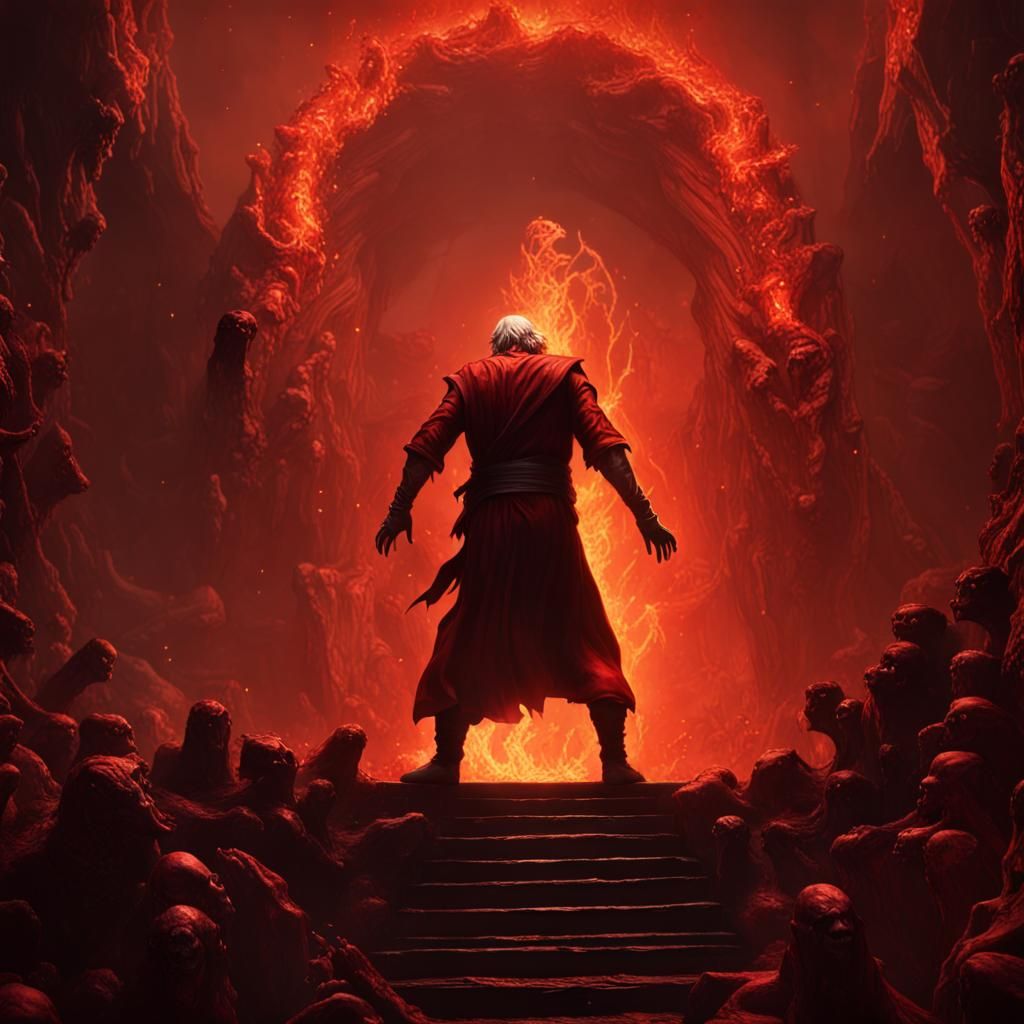 Escaping the Inferno: A Dark Fantasy Concept