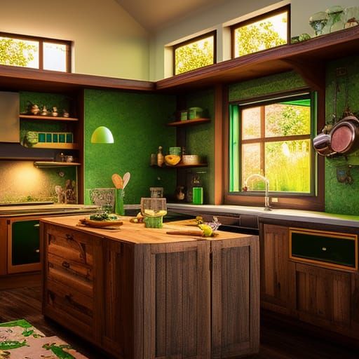'Green Eggs and Ham' Kitchen