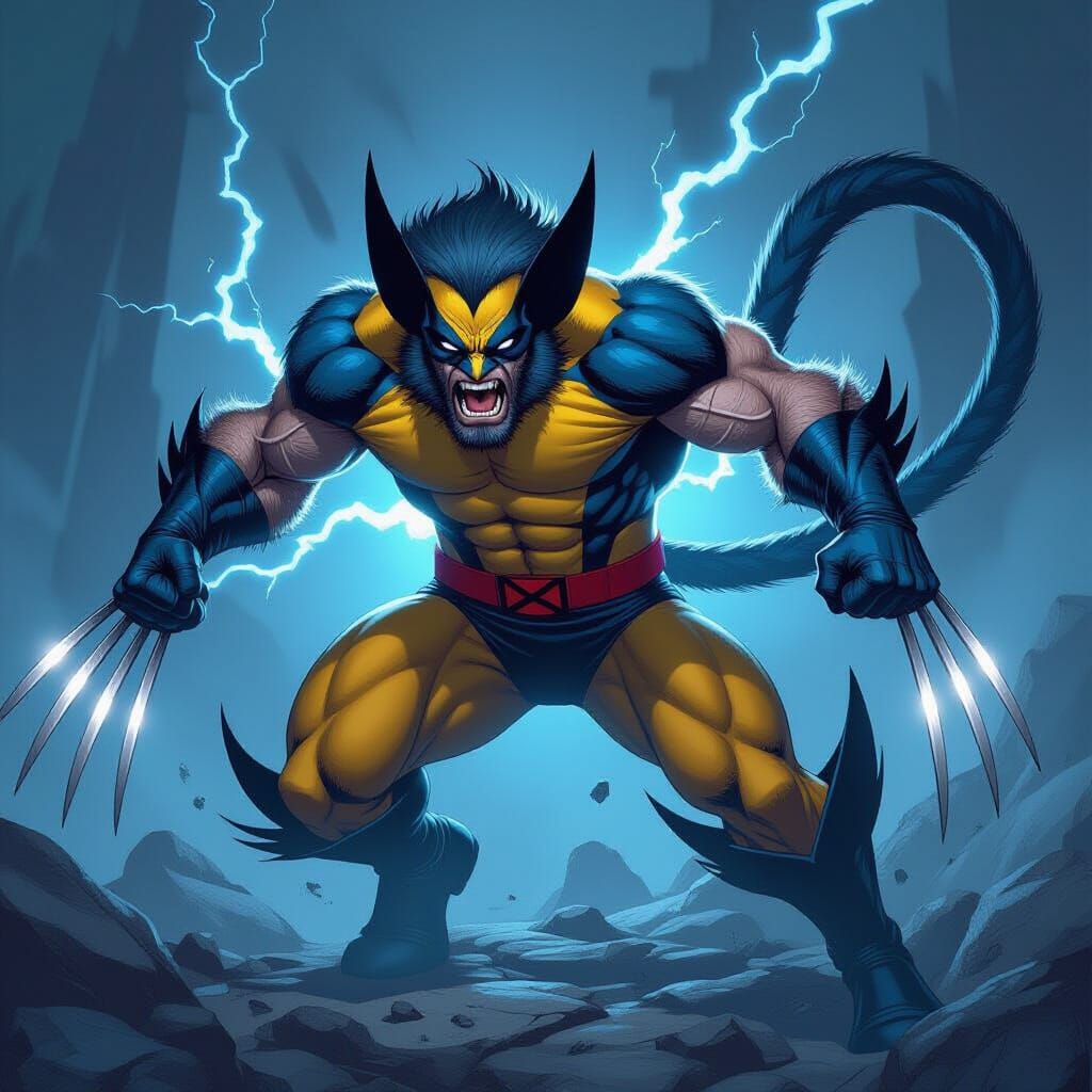 Wolverine Nightcrawler Hybrid Creature in Action