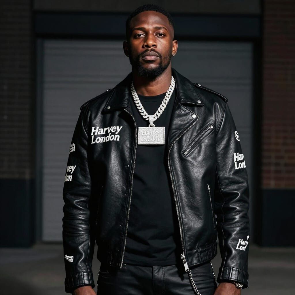 African Man in Harvey London Fashion Photography