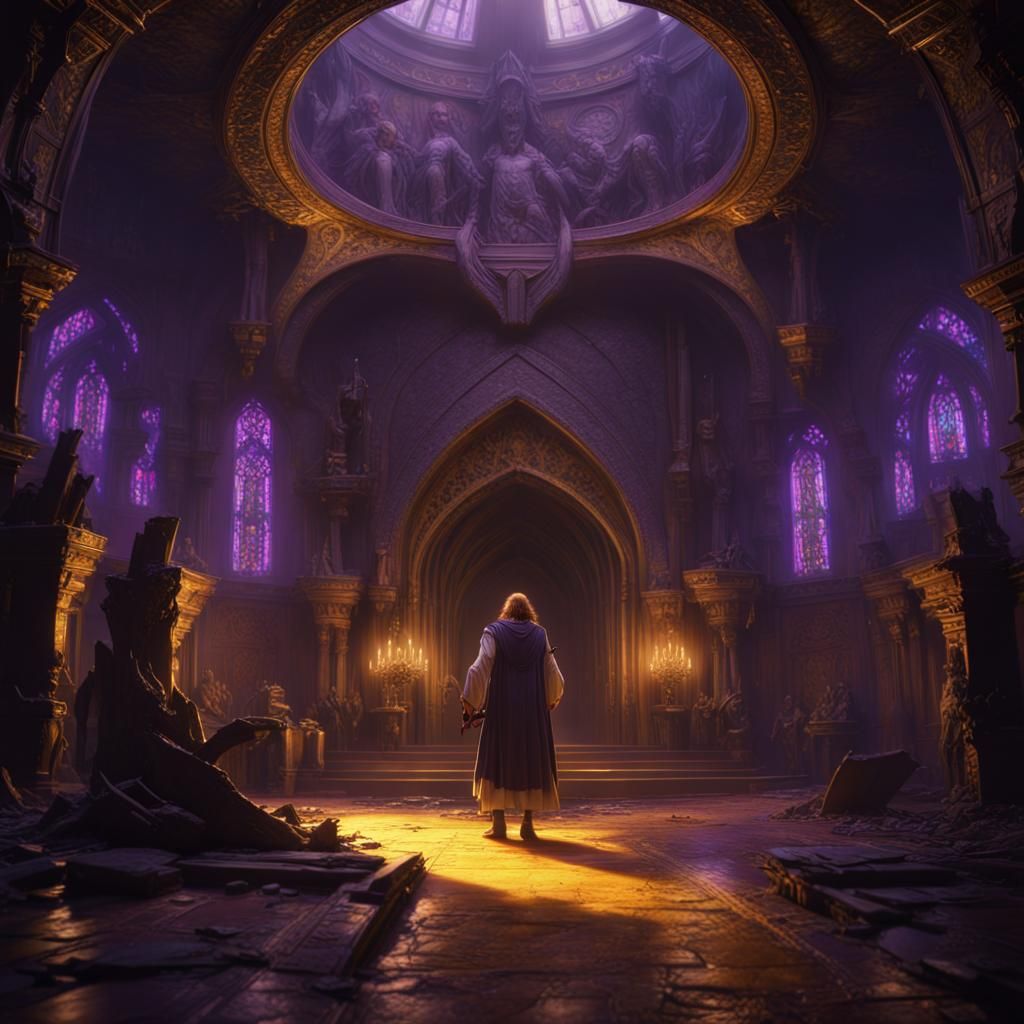 Dark Fantasy Lord of the Ring: Hyperdetailed Concept Art