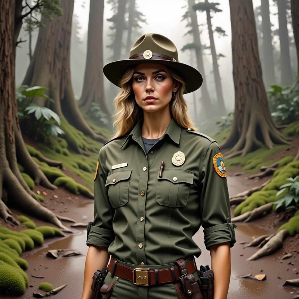 Ideal Park Ranger in Nature Reserve