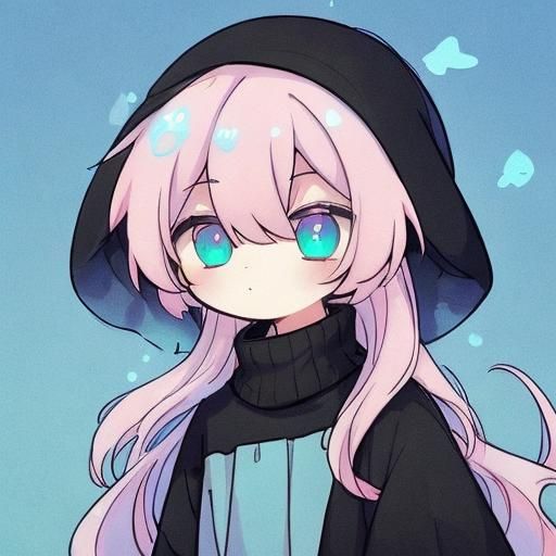 Chibi Character with Beanie in Fantasy Style