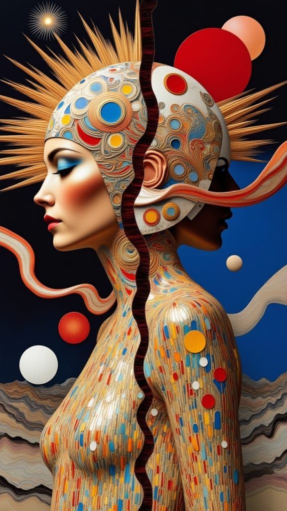 Digital goddess :: Naive Art brute