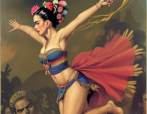 Frida Kahlo in Rio carnival
