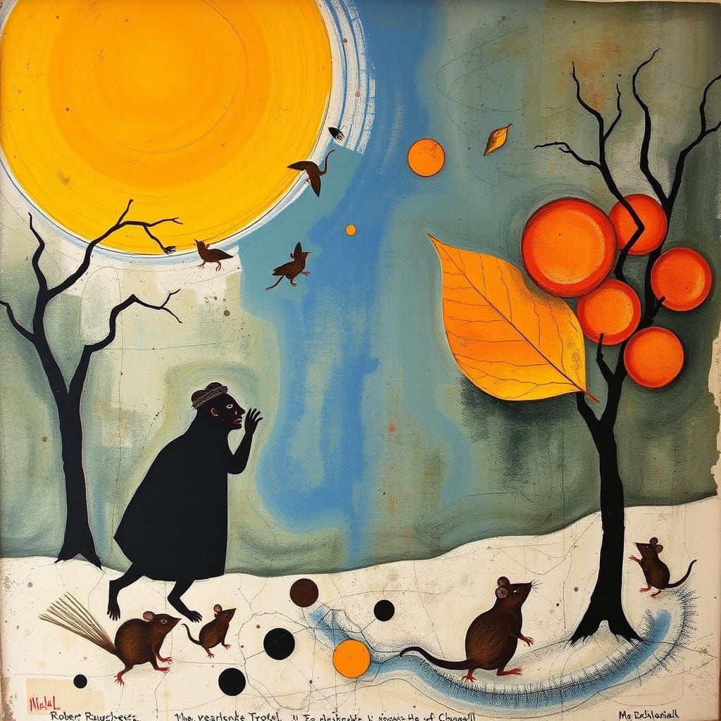 A Leaf's Whispers in the Flow of Time