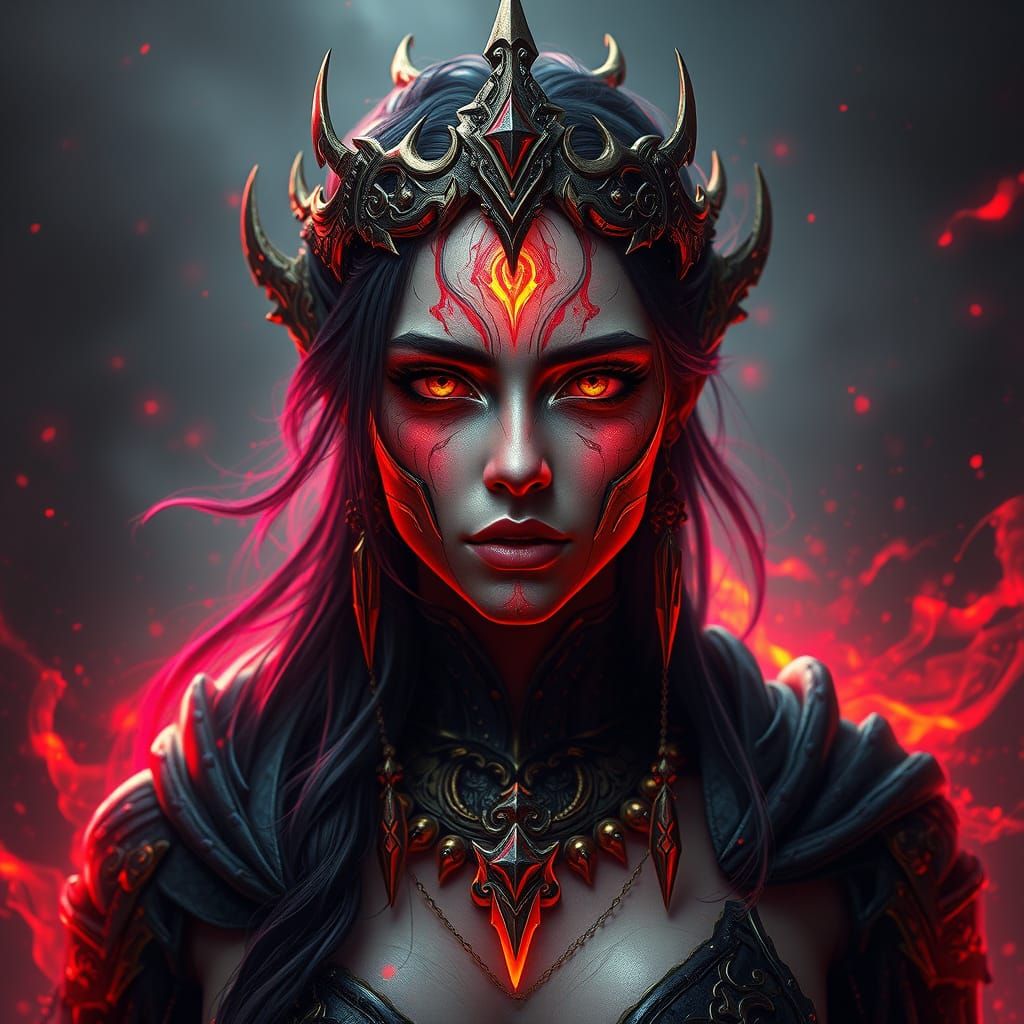 Goddess of Death in Triadic Colors