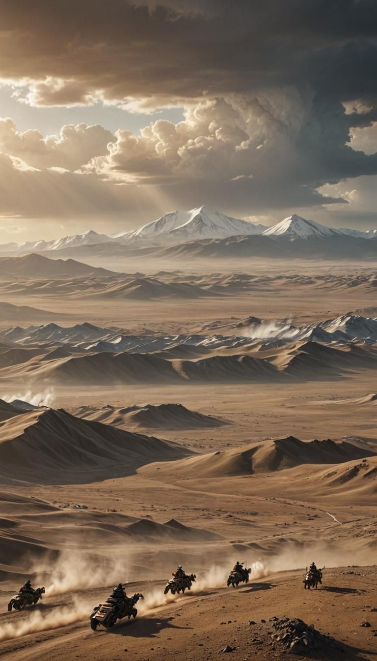 Mongolian Battles in Epic 3D Videogame Style