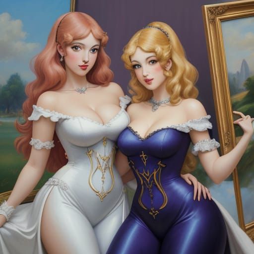 Ethereal Oil Paintings in the Style of Jean Tredans Maclasse