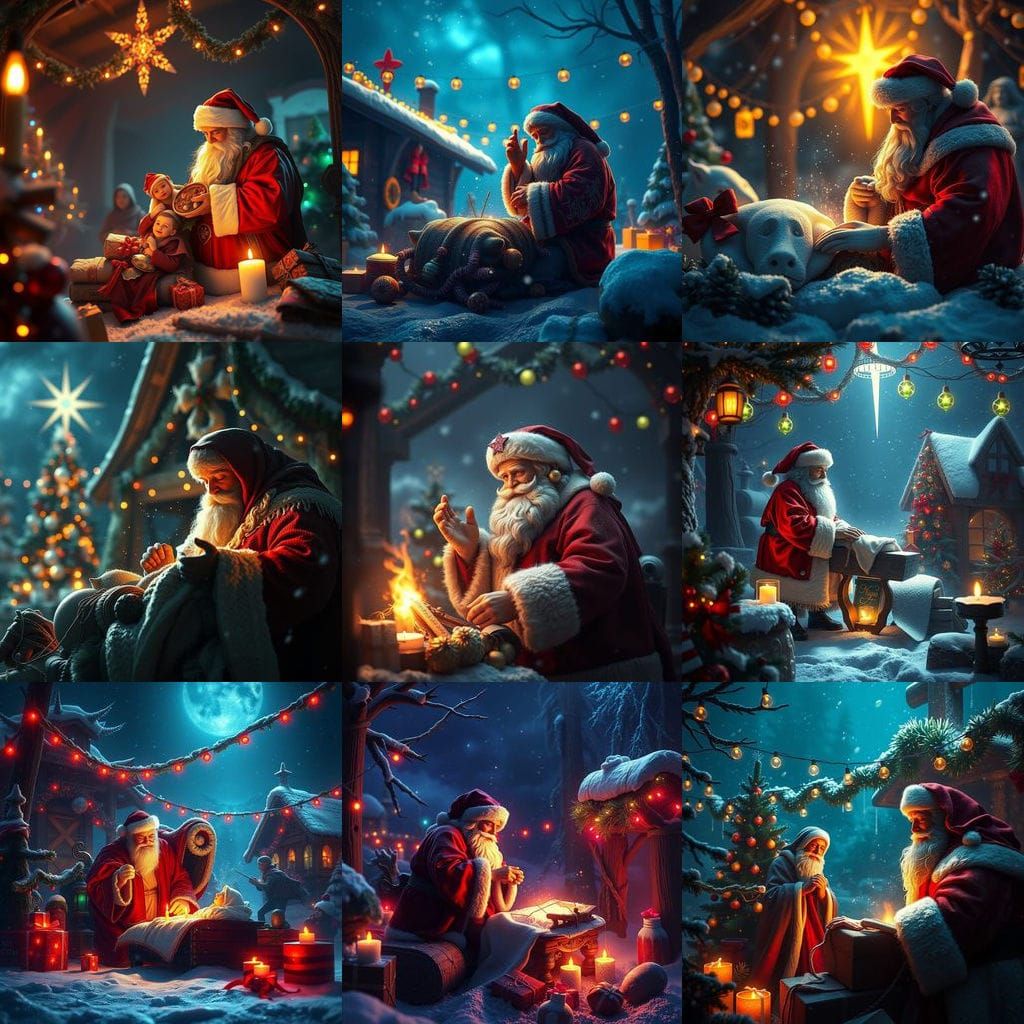 Biblical Winter Wonderland in Vibrant Color