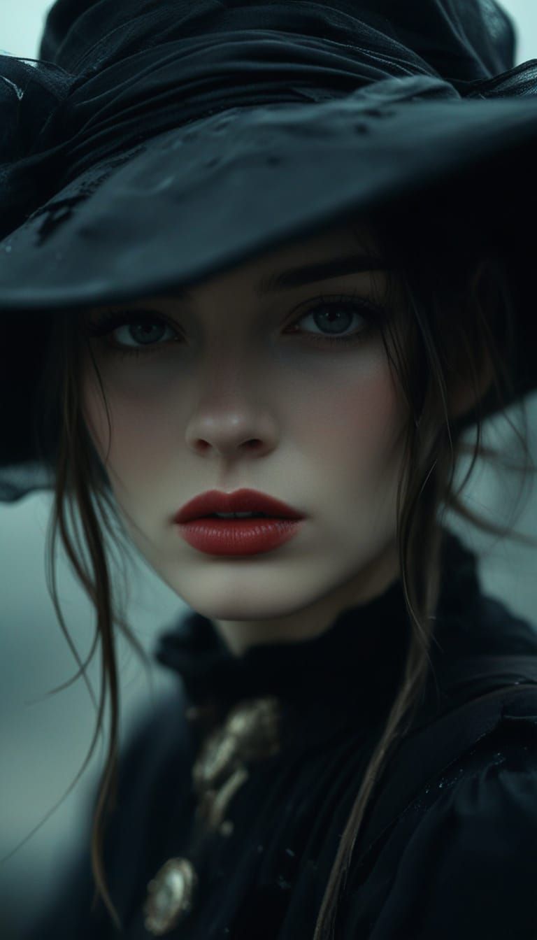 Mysterious, Ragged Figure Hides in the Shadows