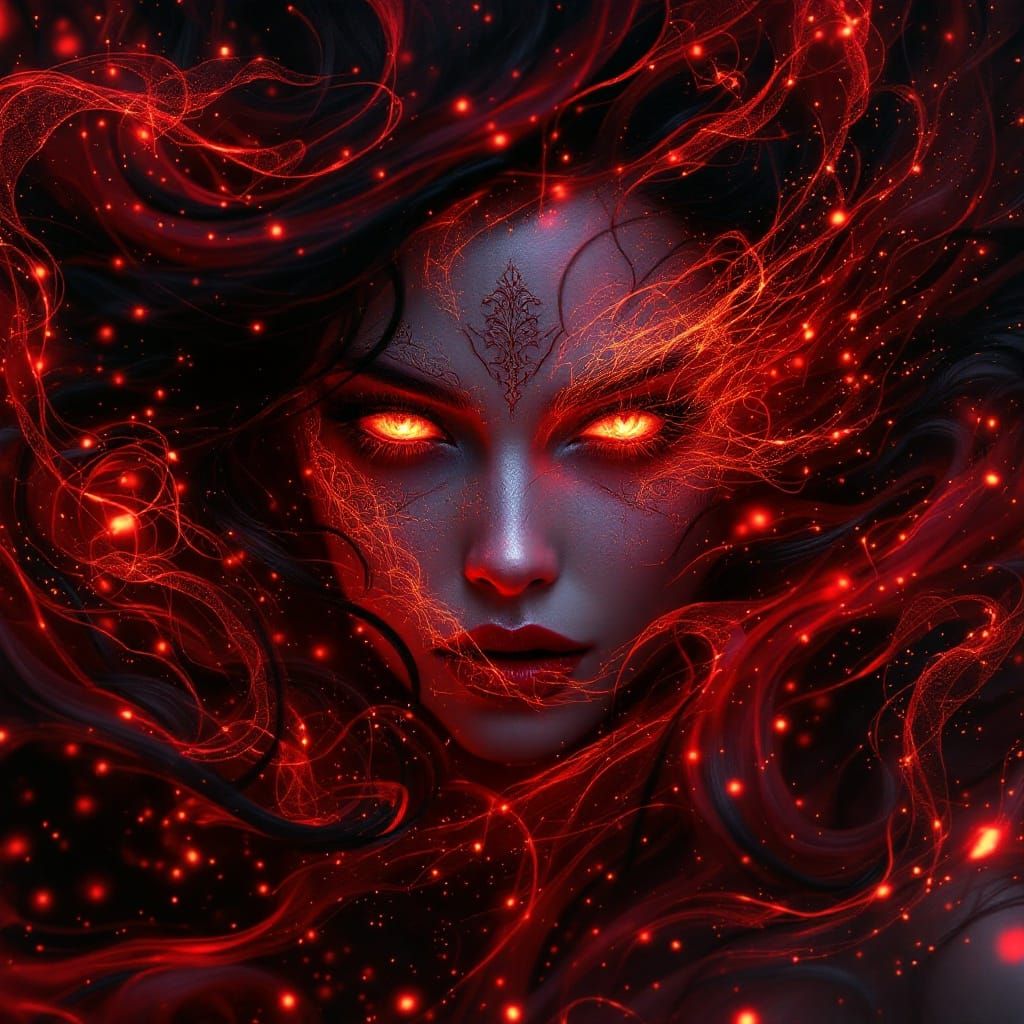 Mystical Scarlet Witch Transcends Reality in Haunting, Baroq...