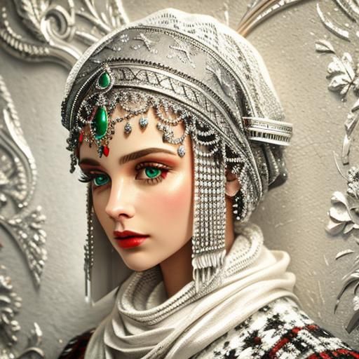 Detailed Oil Painting in Vivid Color Palette