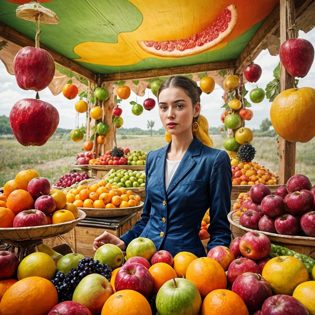 Miss Frutta Illustration