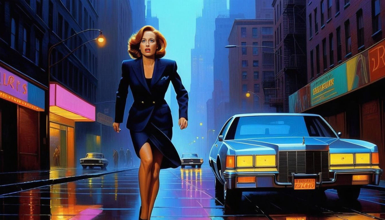 Frightened FBI Agent Flees in Fear