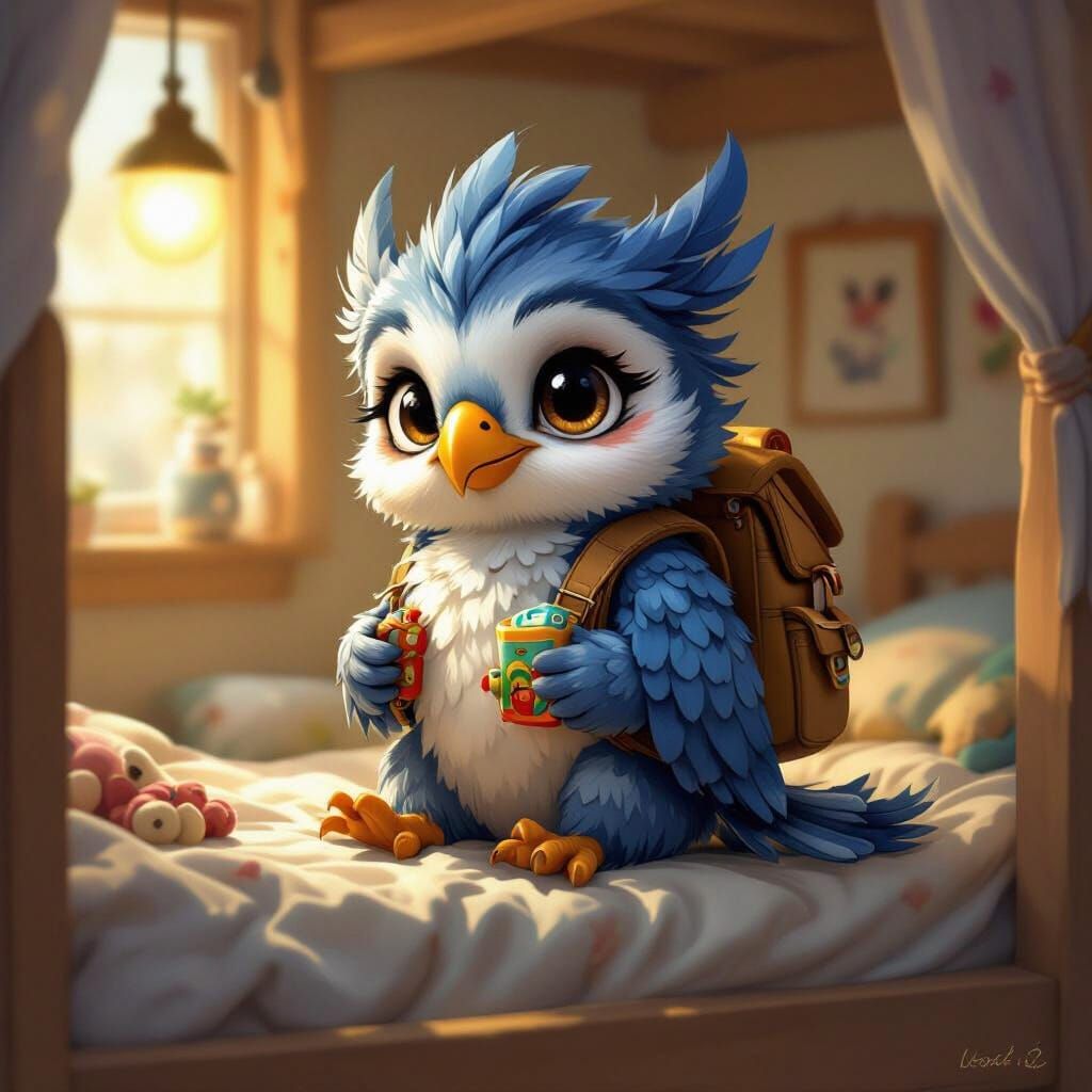 Adorable Young Garuda in Orphanage Bunk Bed