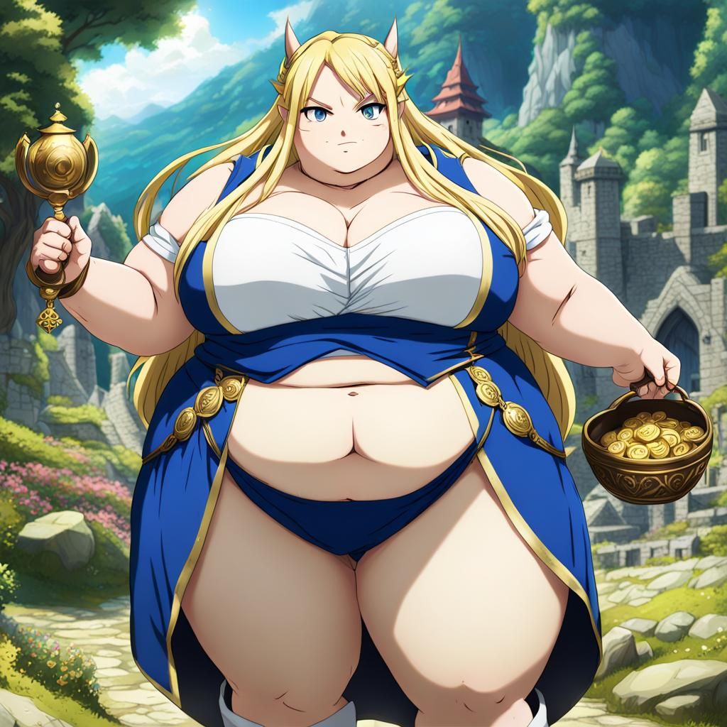 Curvy Anime Goddess in Lord of the Rings Style