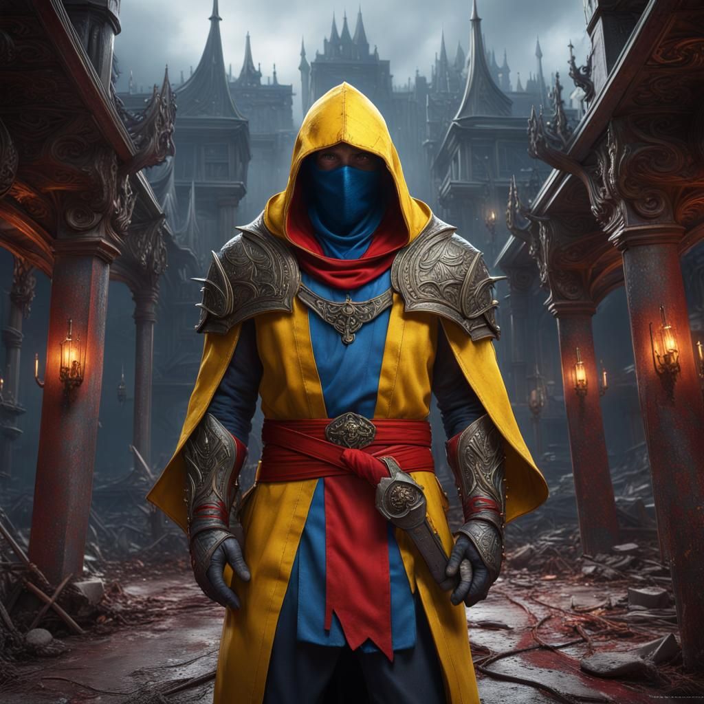 Fantasy Leader in Detailed Matte Painting Style