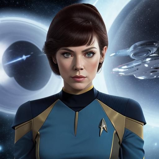 Star Trek Inspired Woman Portrait