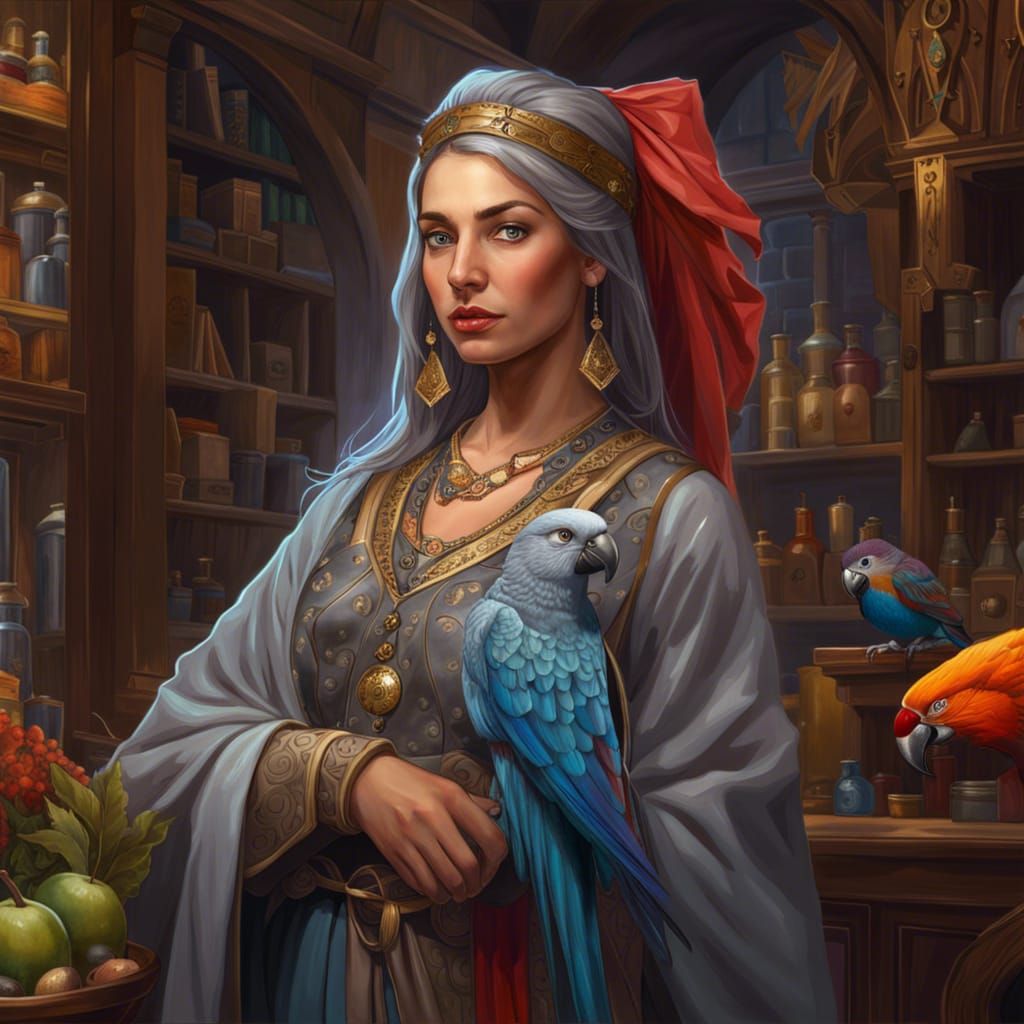 Rerosha, shop owner of The Bone Garden