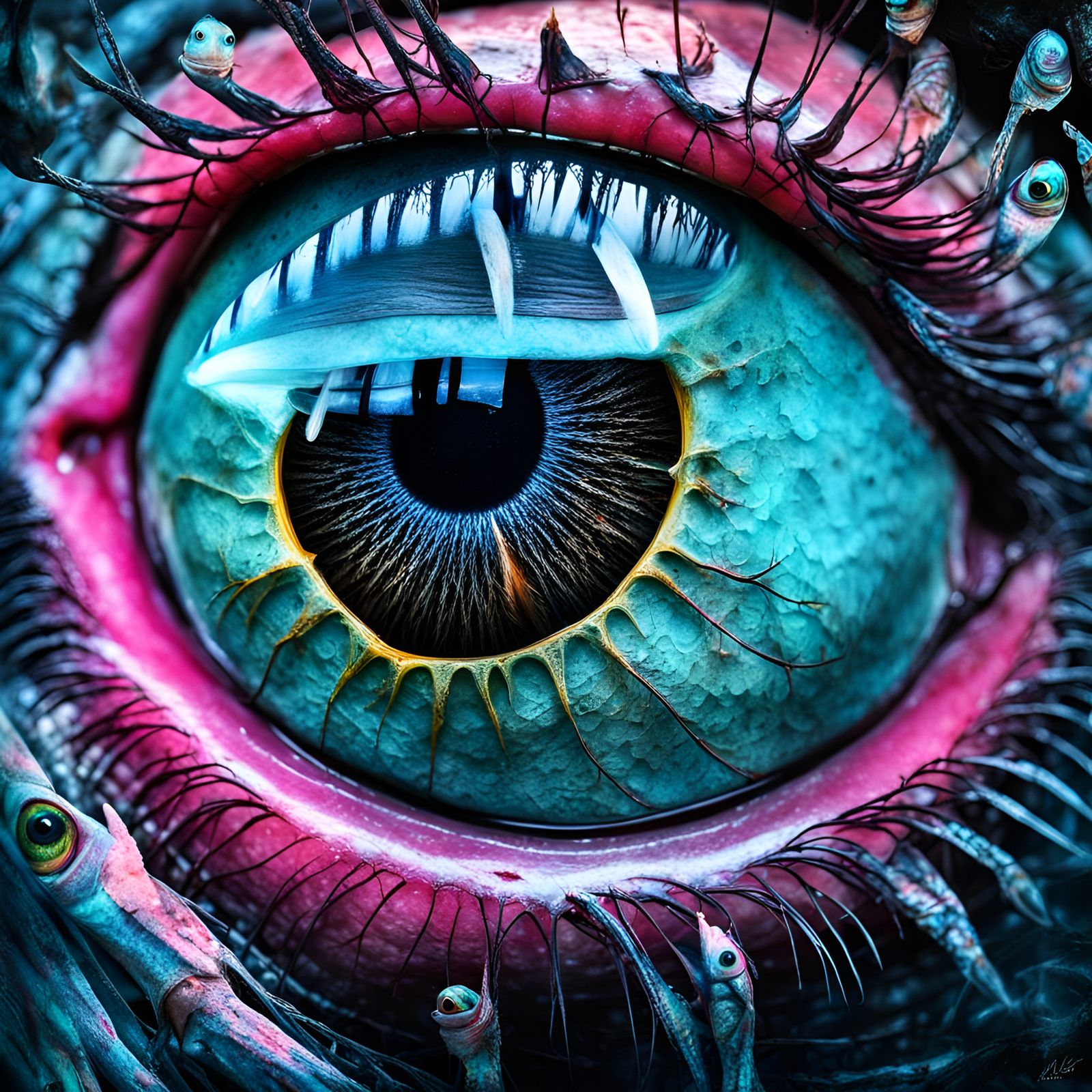 Gritty Eye with Fish