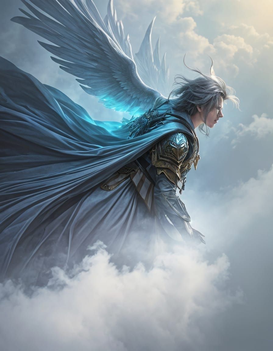 Teenage Breath Mage Digital Painting